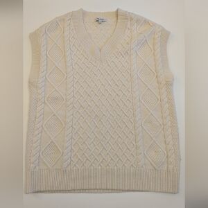 Madewell cableknit sweater vest